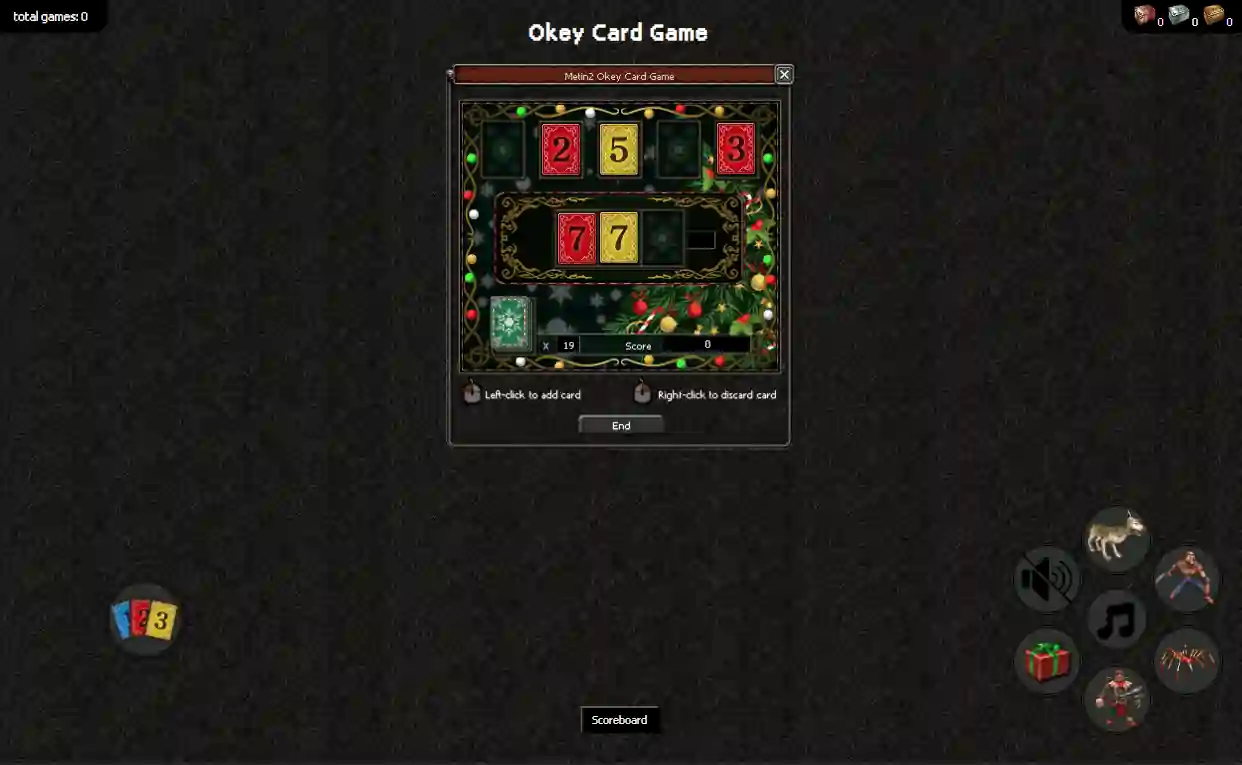 Okey Card Game Clone